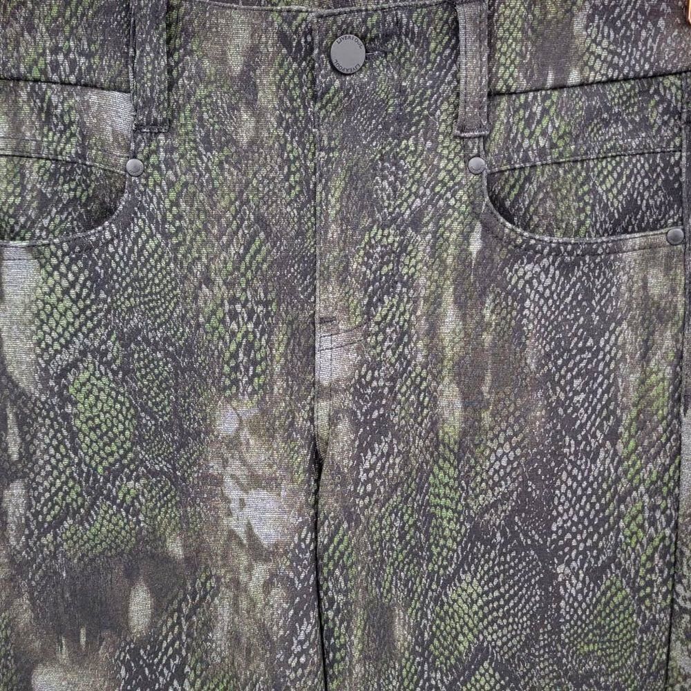 Liverpool Snake Print Grey Olive Jegging Pants 28 - Picture 2 of 5